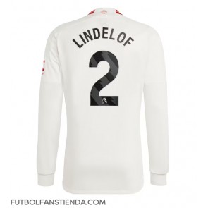 Manchester United Victor Lindelof #2 Tercera Equipación 2023-24 Manga Larga